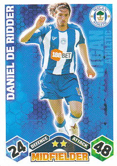 Daniel De Ridder Wigan Athletic 2009/10 Topps Match Attax #335